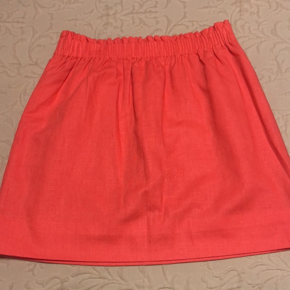J. Crew Salmon Elastic Skirt - Picture 2 of 4